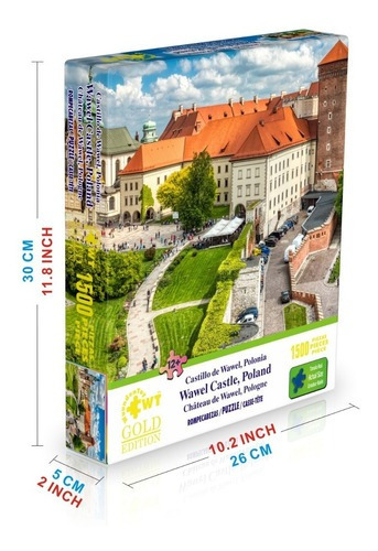 Rompecabezas Wuundentoy Gold Edition Castillo De Wawel, Polinoa 1500 Pzs