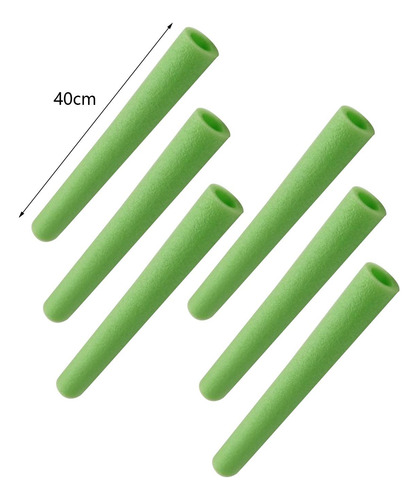 6 Uds Fundas De Espuma De Trampolín Tubo De Espuma Verde