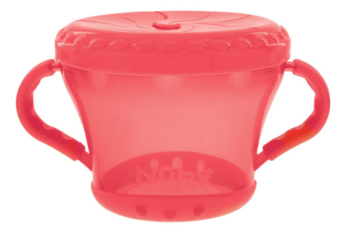 Nuby Paquete De 2 Recipientes Para Aperitivos, Colores Varia