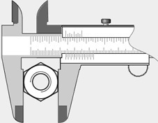 Calibrador Pie De Rey De Presicion De 6  Sctools