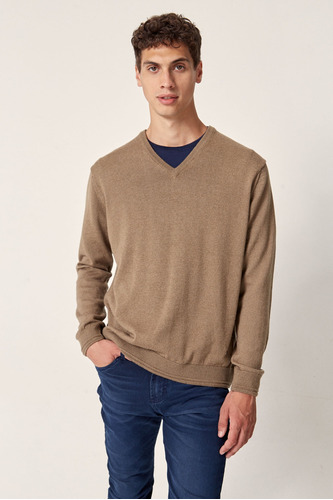Sweater De Jersey London Escote En V Hombre Prototype