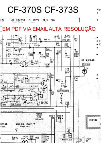 Esquema Sony Cf 370s Cf370s Cf370 Cf-370 Em Pdf Via Email