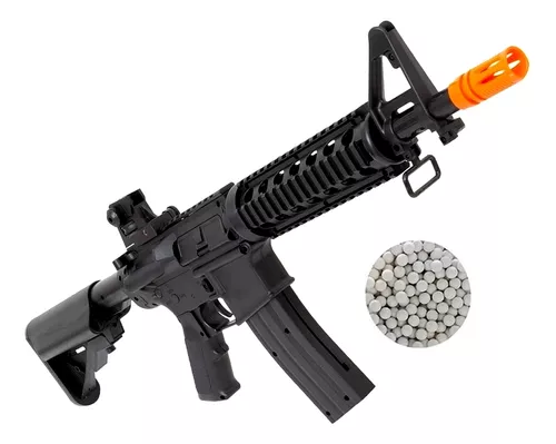 Rifle Airsoft M4a1 M4 Cqb Ris Mola Spring Fuzil Arsenal Rio