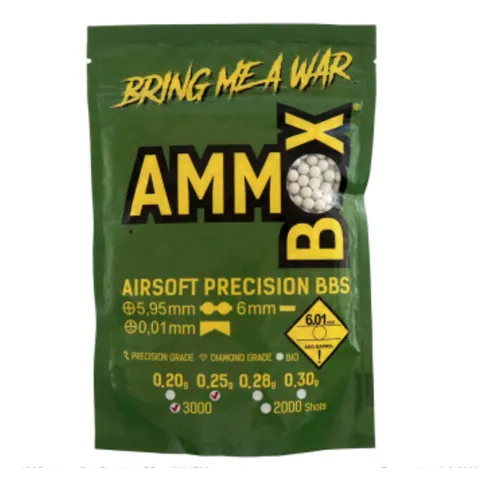 comprar Bbs Munição 0,25g Pacote Ammo Box Federaty Bolinha Airsoft