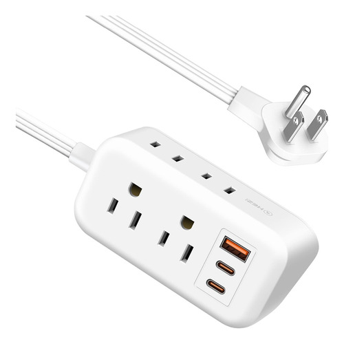 Regleta De Alimentacin De Viaje Usb C De 30 W, Cable De Exte