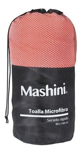 Toalla Deportiva  Fluor 80x160 Mashini  Secado Rapido