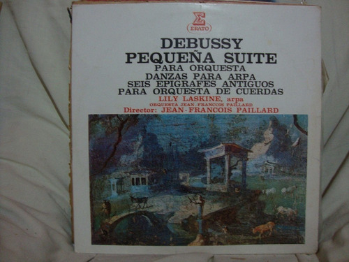 Vinilo Orquesta Jean Paillard Debussy Arpa Lily Laskine Cl1