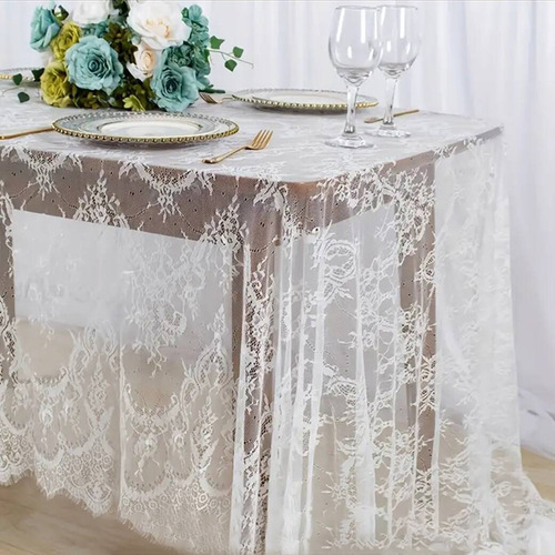 Mantel Rectangular De Encaje, Mantel Para Bodas