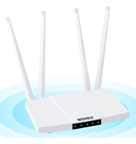 Wdinly Router 4g Con Ranura Para Tarjeta Sim, 300 Mbps 3g/4