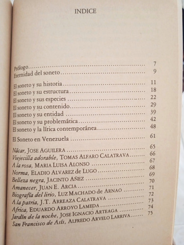 El Soneto En Venezuela (antología) / Pedro Pablo Paredes (Usado)