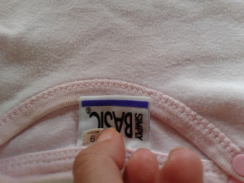 Enterito Osito Bebe Rosa Basic Talle 9 Meses