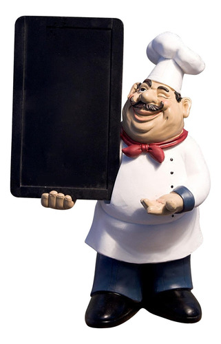 Ornamento De Chef De Cozinha, Escultura De Chef, Estatueta