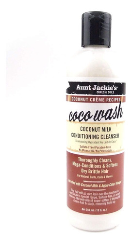 Acondicionador De Leche De Coco Aunt Jackie's Coco Wash
