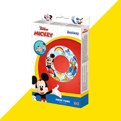 Salvavidas Bestway Infantil Dona Mickey Mouse Y Donald Mickey Mouse