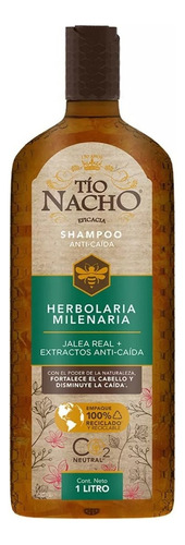 Shampoo Tío Nacho Herbolaria Milenaria con Jalea Real 1 Litro