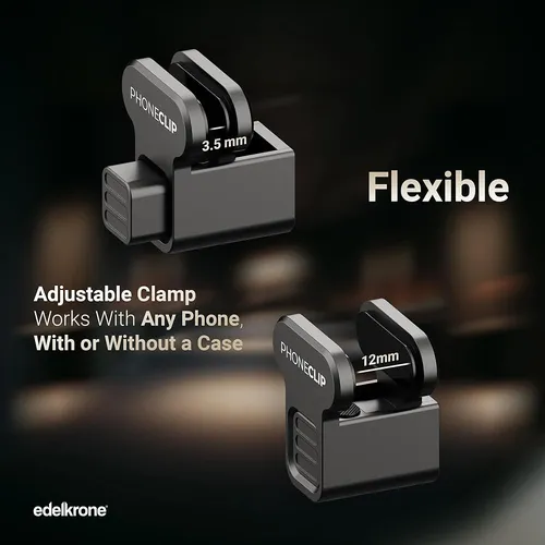 Edelkrone Phoneclip Pro: Soporte Metálico Para Trípode, Cnc