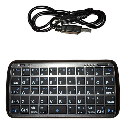 Mini Teclado Bt Y Power Bank 5000 Mah 2 En 1