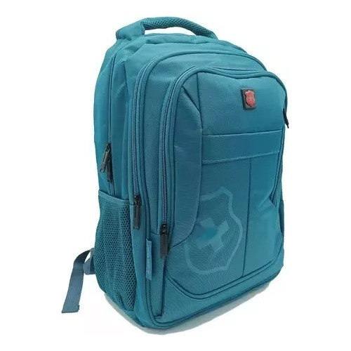 Mochila Royal Swiss Azul Material Impermeable Porta Laptop