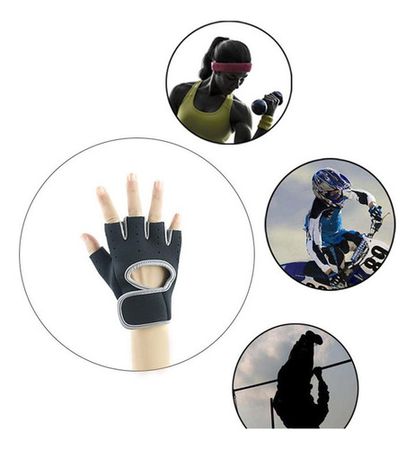 1 Par De Guantes De Entrenamiento, Cortos Para Levantamiento
