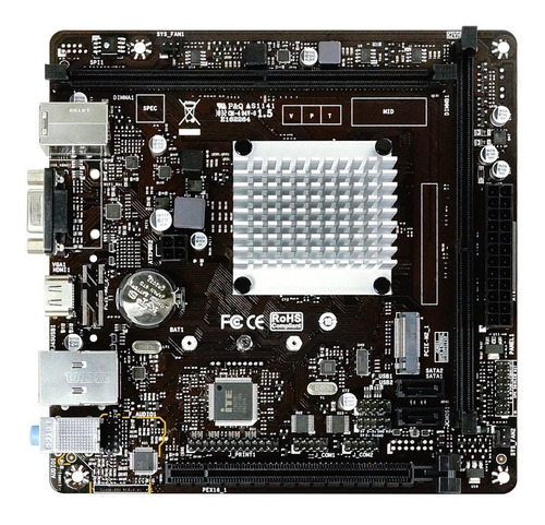 Imagen 3 de 5 de Motherboard J4125nhu Biostar 4 Nucleos Intel Celeron