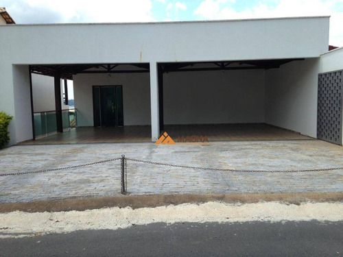Sobrado Com 4 Dormitórios À Venda, 400 M² Por R$ 2.000.000,00 - Escarpas Do Lago - Capitólio/mg - So0483
