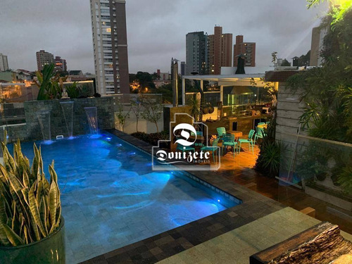 Cobertura Com 4 Dormitórios À Venda, 370 M² Por R$ 2.750.000,10 - Vila Bastos - Santo André/sp - Co11700