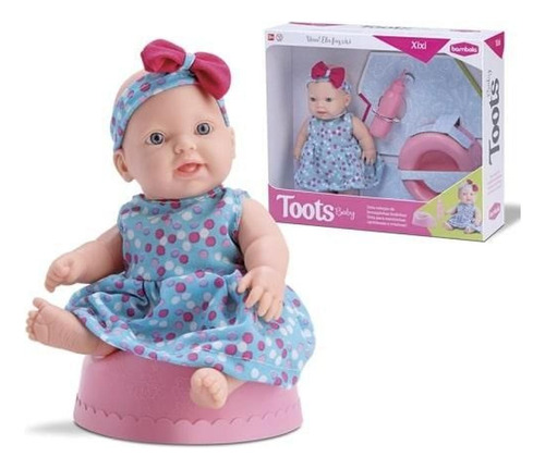 Boneca Toots Baby Xixi Com Acessórios Bambola