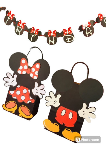 Mickey Mouse Sentros De Mesa Golosineros