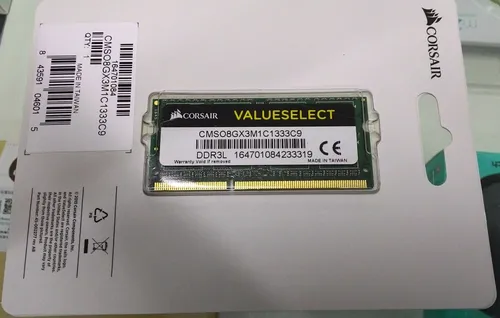 Memória Notebook Corsair Ddr3l 8gb 1333mhz