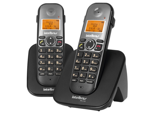 Telefones Intelbras Ts 5122 Preto Vivavoz Identifcham+ramal
