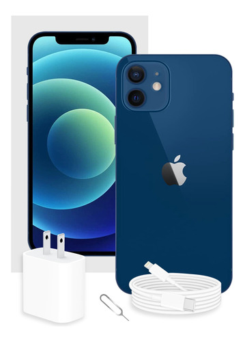 Apple iPhone 12 64 Gb Azul Con Caja Original (Reacondicionado)