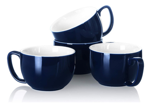 Tazas De Café Grandes De 16 Oz Teocera, Juego De 4 - Tazas D