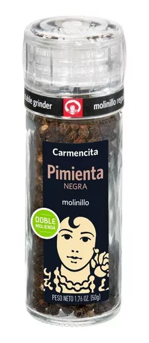 Comprá Pimienta Negra en Grano Con Molinillo El Castillo x 100 g