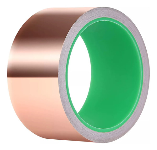 Cinta Adhesiva De Cobre 50mm X 10 Metros Adhesivo Conductor