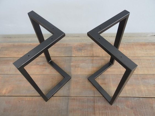 Base En Fierro Para Mesa Comedor Modelo Flecha 100 X 50