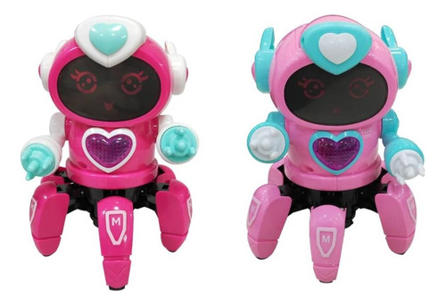 Muñeco Robot Bailarín Para Niños Con Luces Led Coloridas