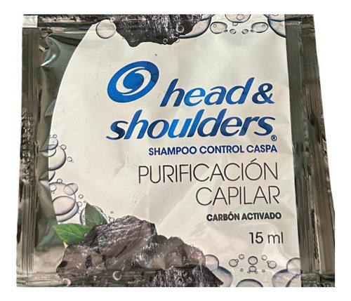 Caja 364 Sobres De Shampoo Head&shoulders Carbon Activado
