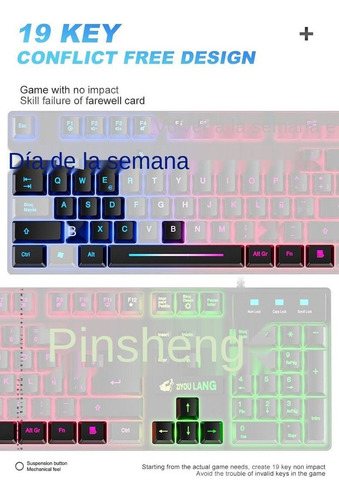 De Juego Teclado Español Teclado Mouse Gratis