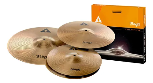 Set Pack Platillos 14 Crash 16 Crash Ride 20 Stagg Axkset