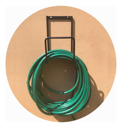 Porta Manguera De Hierro De Pared Modelo S