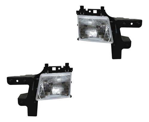 Par De Faros Dodge Van Ram 1998-1999-2000-2001-2003 C/ba Ty