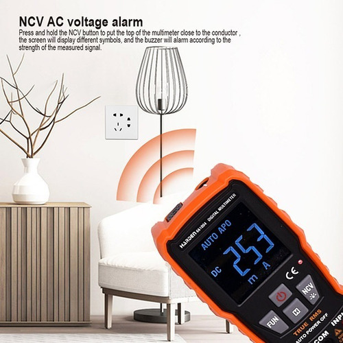 Imagen 4 de 10 de Tester Multimetro Digital Inteligente Detector Voltage Ncv