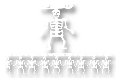 Guirnalda De Halloween Rondinella - Esqueleto