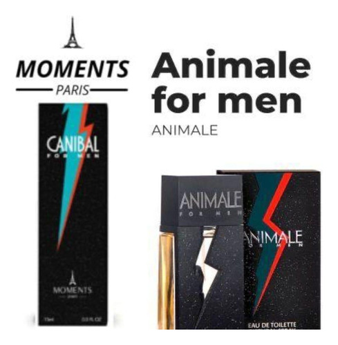 Perfume Canibal For Men 15ml - Moments Paris