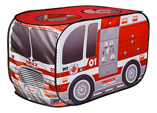 Sunny Days Entertainment Coche De Bomberos Emergente, Casa Color Multi