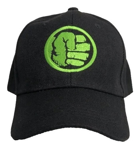 Gorra Hulk Logo Bordado Marvel Vengadores Beisbolera