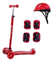 Comprar Monopatin Infantil Wind Casco Rodilleras Y Coderas - Rainbow