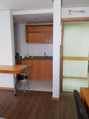 Imagem 20 de 25 de Flat Com 1 Dormitório À Venda, 40 M² Por R$ 250.000,00 - Centro - Santo André/sp - Fl0004