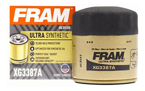 Fram Xg3387a Ultra Spin-on Oil Filter With Sure Grip