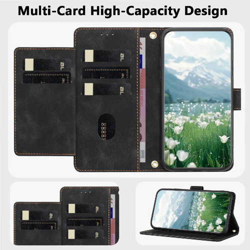 Funda Tipo Cartera For Motorola Edge 50 Pro Correa De Pu